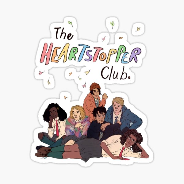 Vista previa del artículo con la obra «Nick y Charlie El club Heartstopper», diseñado y vendido por BernigCo9.