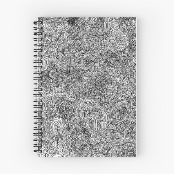 Item preview, Black and White Line Floral  designed and sold by Elizabeth  Karlson.