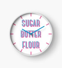 Zucker Buttermehl | Kellnerin Uhr