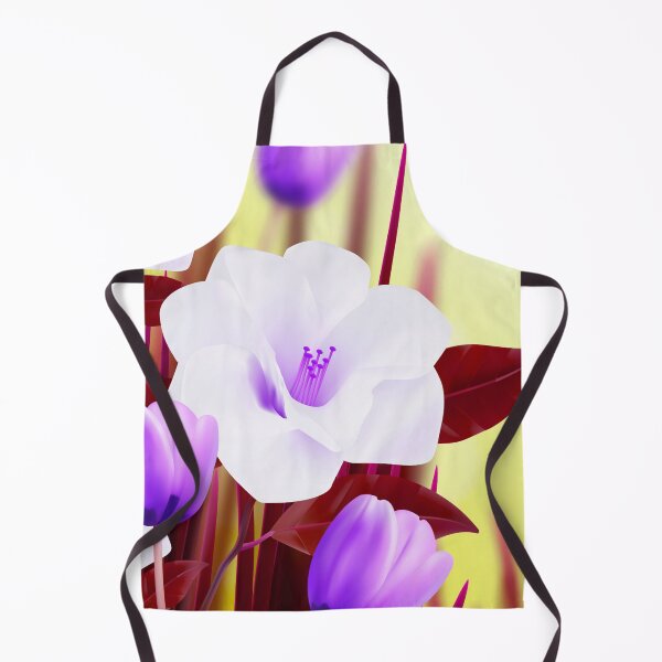 Item preview, Purple White Flowers Art  designed and sold by Tshirtstory.