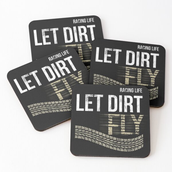 Item preview, LET DIRT FLY designed and sold by Racingdecals.