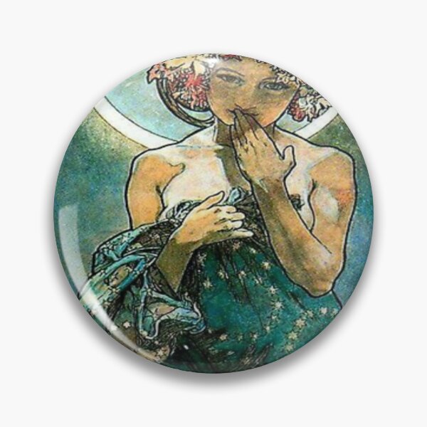 Item preview, Alphonse mucha moonlight designed and sold by Olivia-One.