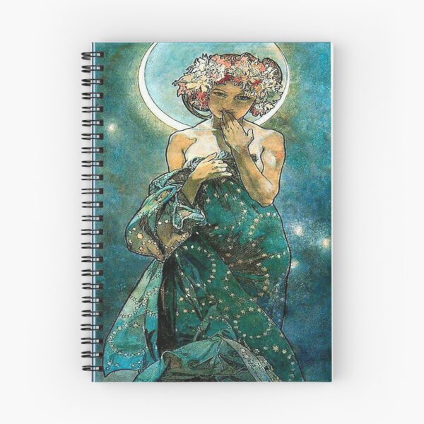 Item preview, Alphonse mucha moonlight designed and sold by Olivia-One.