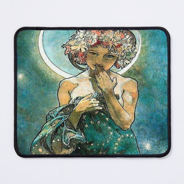 Item preview, Alphonse mucha moonlight designed and sold by Olivia-One.
