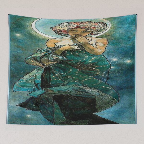 Item preview, Alphonse Mucha luz de luna designed and sold by Olivia-One.