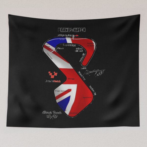 Item preview, Brands-Hatch Racing Track Classic T-Shirt designed and sold by LarryKeithh.