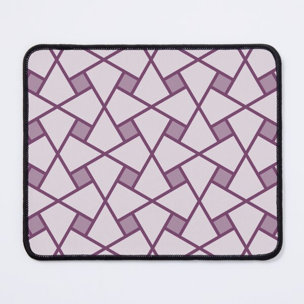 Item preview, Geometric Pattern: Square Twist: Aubergine Light designed and sold by Red Wolf.