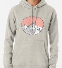 Berge Skizze Hoodie