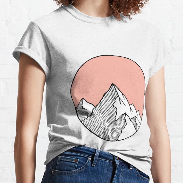 Mountains Sketch Classic T-Shirt