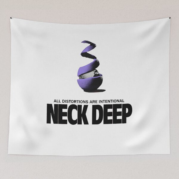 Item preview, Exhilarating Drug Addiction Business Detective Humor All Distortions Are Intentional By Neck Deep designed and sold by SierraHungry.