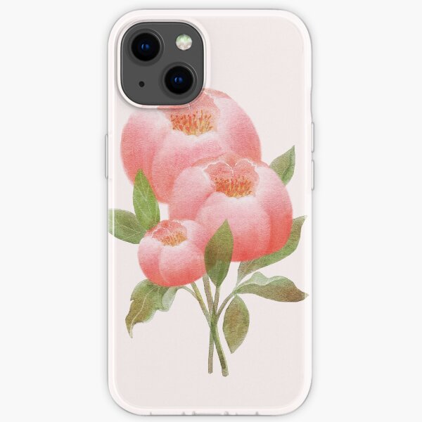 Peony Flowers iPhone Soft Case
