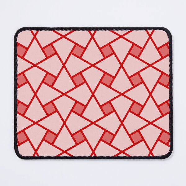 Item preview, Geometric Pattern: Square Twist: Ruby Light designed and sold by Red Wolf.
