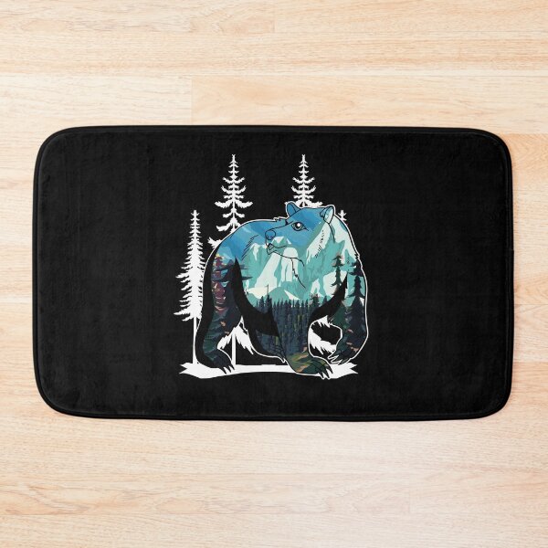 Item preview, Trees Mountain Nature Forest Animal Grizzly Bear designed and sold by bestshirtdesign.