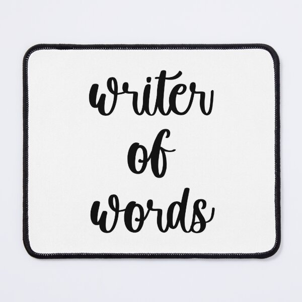 Item preview, Writer of Words; Gifts for writers and bloggers designed and sold by WoollyOrbit2000.