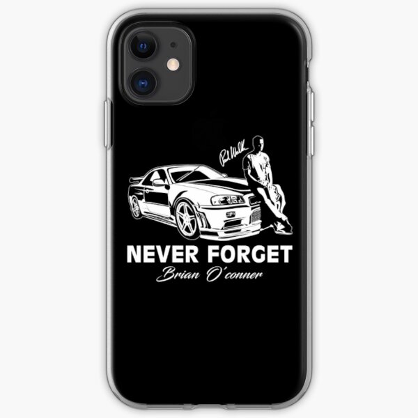 Fast 8 - Never Forget Paul Walker iPhone Soft Case