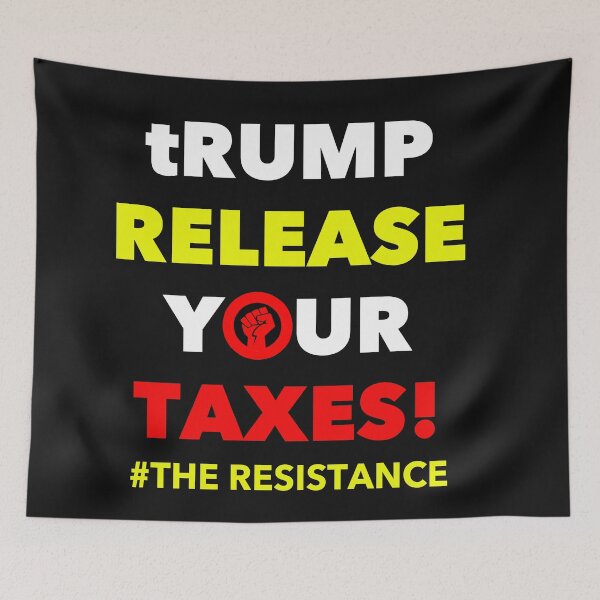 Item preview, trump RELEASE YOUR TAXES designed and sold by Thelittlelord.