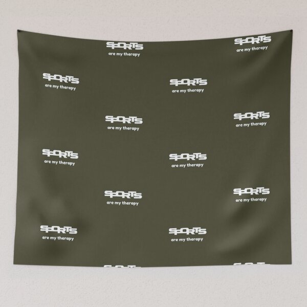 Item preview, Sports are my therapy designed and sold by HASSANBADRI2050.