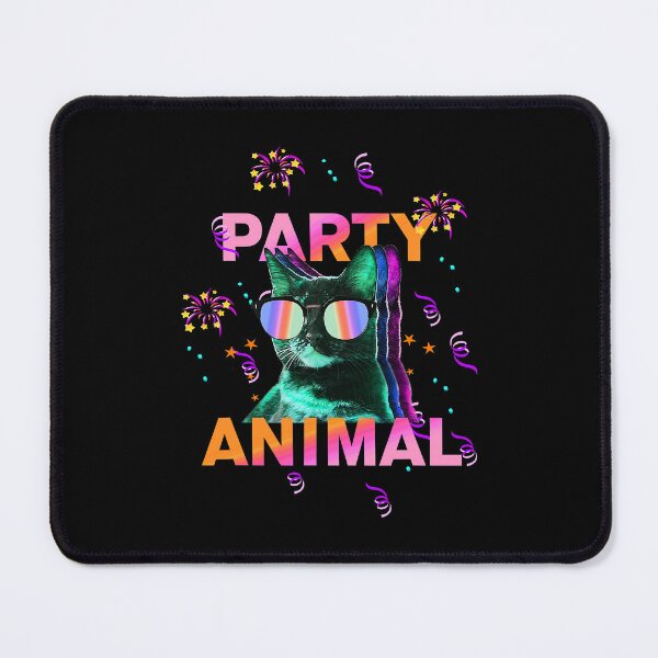 Item preview, Party Cat Party Animal Colorful Graphic designed and sold by HardiKel.