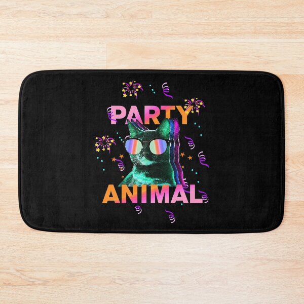 Item preview, Party Cat Party Animal Colorful Graphic designed and sold by HardiKel.