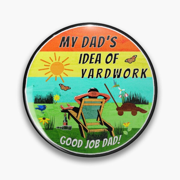 Artikelvorschau, Papas Idee von Yardwork! entworfen und verkauft von KathteeDesign.