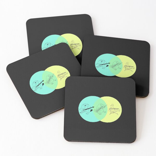 Item preview, Keytar Platypus Venn Diagram  designed and sold by johelenuo.