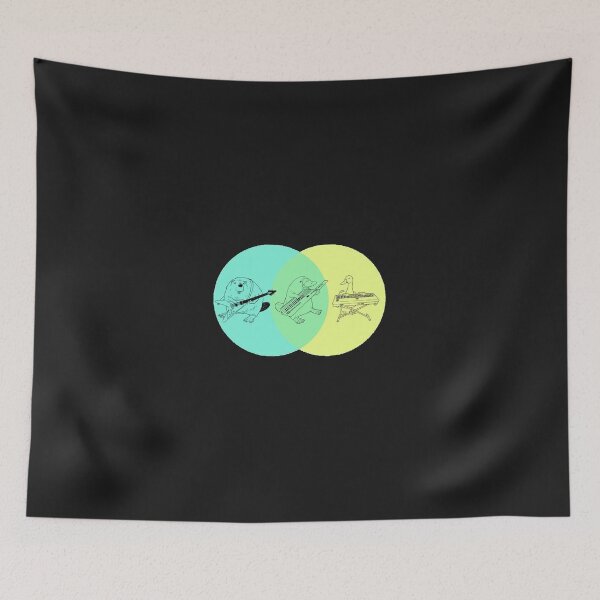 Item preview, Keytar Platypus Venn Diagram  designed and sold by johelenuo.