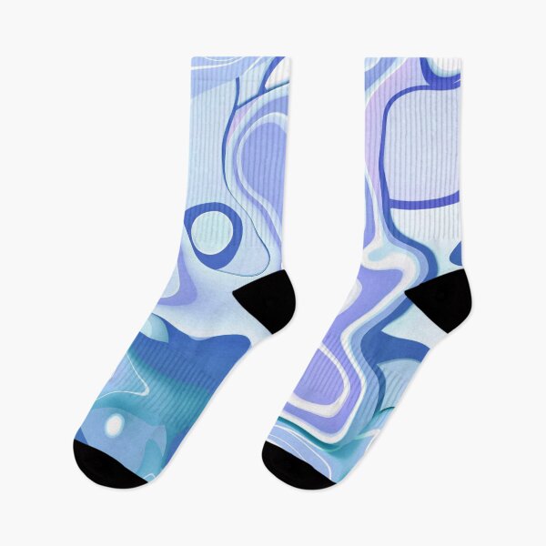 Item preview, Abstract waves Pattern - Curve design overlap blue and purple Color and dinamic Concept - Creative idea geometric shape designed and sold by Gugurat.