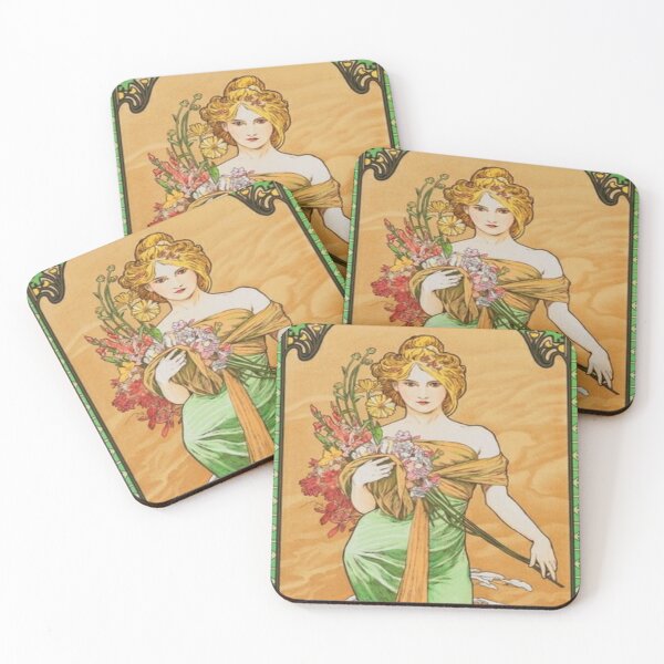 Item preview, Alphonse mucha moonlight designed and sold by Olivia-One.