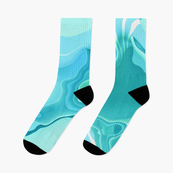 Item preview, Abstract waves Pattern on blue Color design and dinamic Concept- Creative idea geometric shape designed and sold by Gugurat.