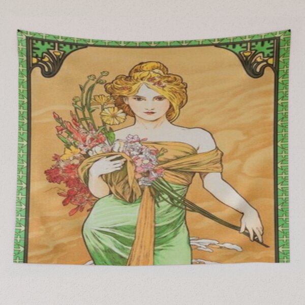 Item preview, Alphonse mucha moonlight designed and sold by Olivia-One.