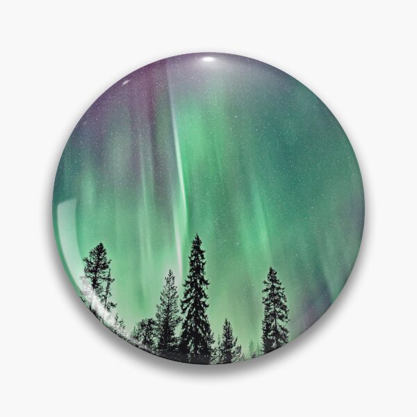 Item preview, Aurora borealis on night sky photography designed and sold by Tjokko-chan.