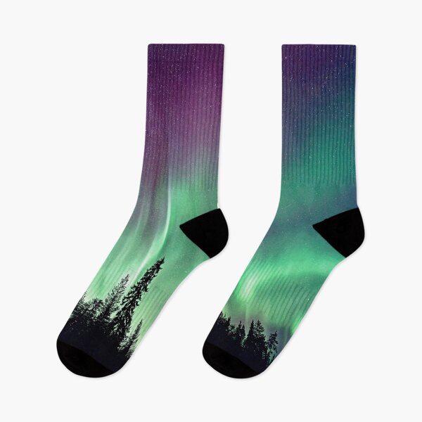 Item preview, Aurora borealis on night sky photography designed and sold by Tjokko-chan.