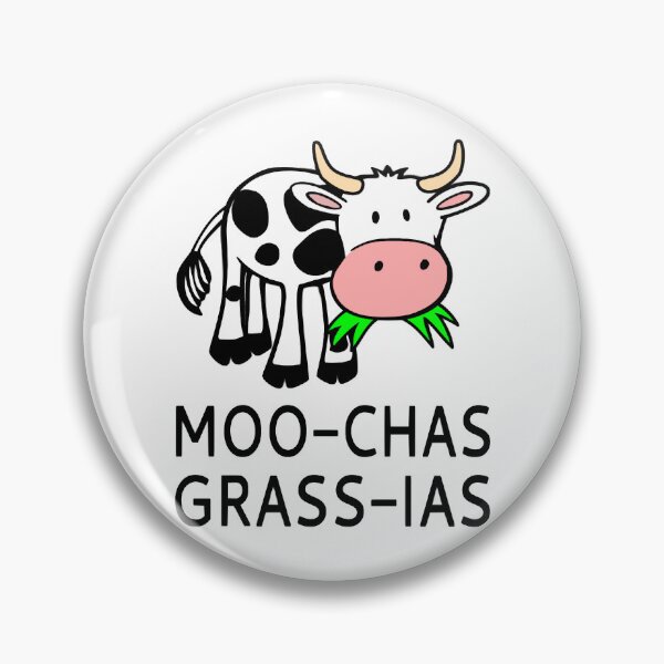 Item preview, Moo-chas Grass-ias (Muchas Gracias) Essential designed and sold by BrennaRossi.