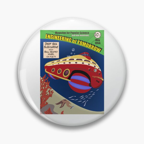 Item preview, Exhilarating Drug Addiction Business Detective Humor Deep Sea Submarine With Ball Shaped Wheel designed and sold by SierraHungry.