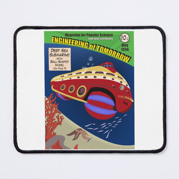 Item preview, Exhilarating Drug Addiction Business Detective Humor Deep Sea Submarine With Ball Shaped Wheel designed and sold by SierraHungry.