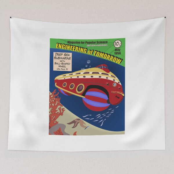 Item preview, Exhilarating Drug Addiction Business Detective Humor Deep Sea Submarine With Ball Shaped Wheel designed and sold by SierraHungry.