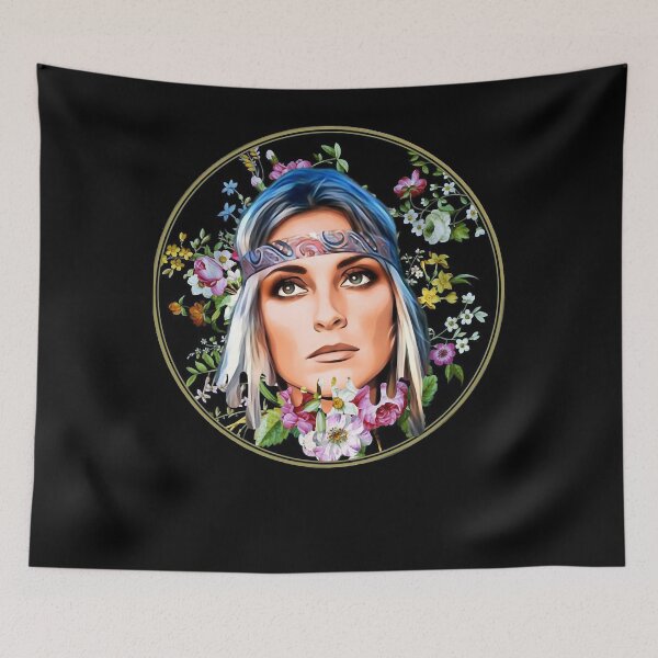 Item preview, Retro Sharon Tate Flower Child Graphic designed and sold by Carvalho1266.