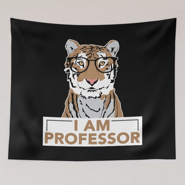 Artikelvorschau, Tiger Professor Raubkatze Predator King Geschenk entworfen und verkauft von BrennaRossi.