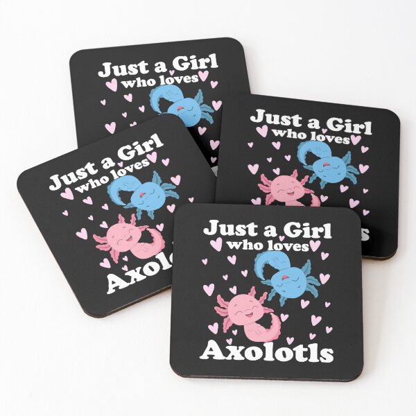 Item preview, Just A Girl Who Loves Axolotls Axolotl Cute Kawaii designed and sold by MichealExan.