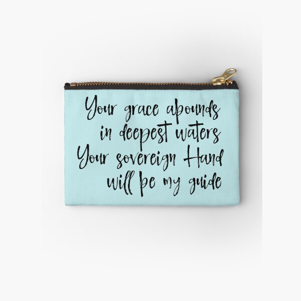 Item preview, Faith: Your Grace Abounds in Deepest Waters Quote Ocean designed and sold by motivateme.