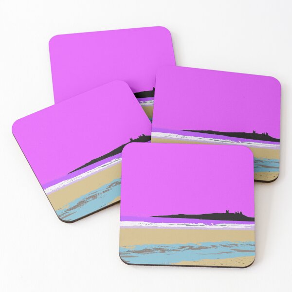 Item preview, Embleton Beach and Dunstanburgh Castle designed and sold by Jan Palmer.