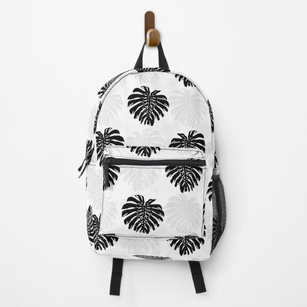 Item preview, Tropical Black Leaf White Pattern designed and sold by InovArtS.