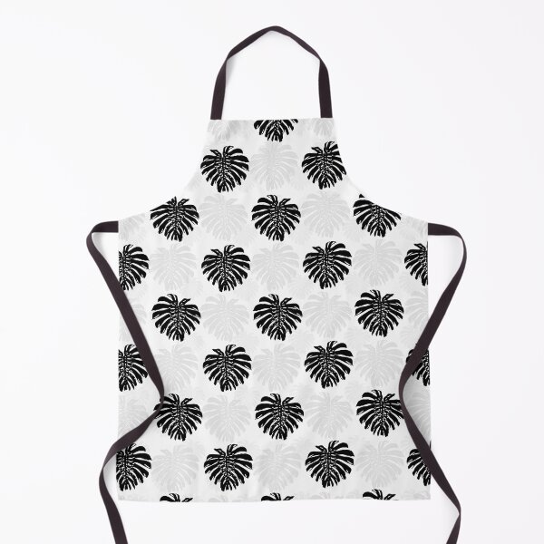 Item preview, Tropical Black Leaf White Pattern designed and sold by InovArtS.
