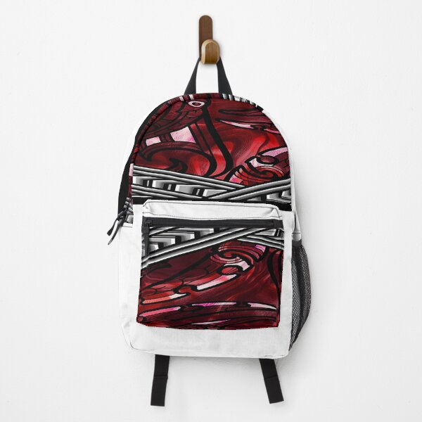 Item preview, TNT - manaia moko with carving pattern border - RED designed and sold by TNT-STYLEZ.