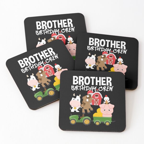 Item preview, Brother Birthday Crew Farm Animals Barnyard Tractor Party designed and sold by PameGraha.