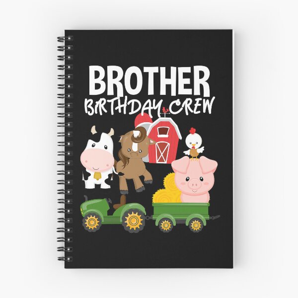 Item preview, Brother Birthday Crew Farm Animals Barnyard Tractor Party designed and sold by PameGraha.