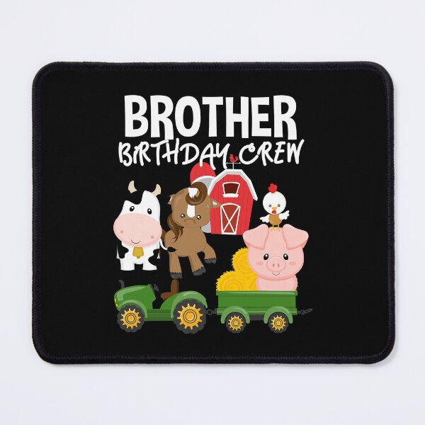 Item preview, Brother Birthday Crew Farm Animals Barnyard Tractor Party designed and sold by PameGraha.
