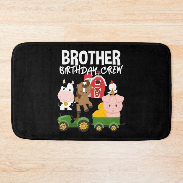 Item preview, Brother Birthday Crew Farm Animals Barnyard Tractor Party designed and sold by PameGraha.