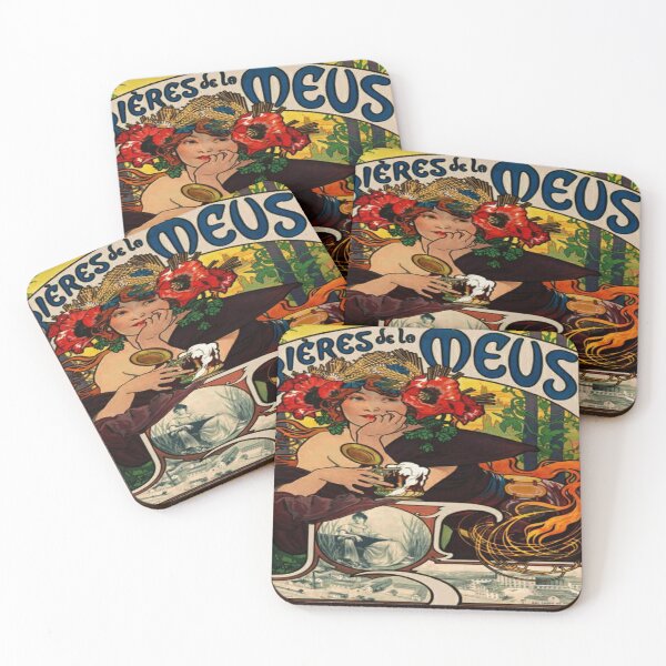 Item preview, Alphonse Mucha Bieres de la Meuse designed and sold by Olivia-One.