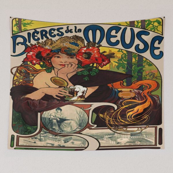 Item preview, Alphonse Mucha Bieres de la Meuse designed and sold by Olivia-One.